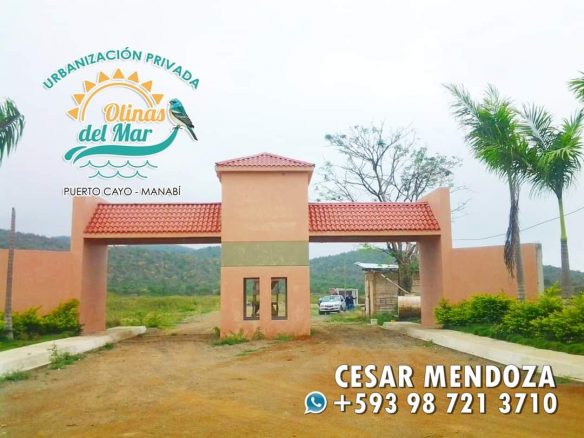 vendo terrenos en urbanizacion olinas del mar en la playa de puerto cayo jipijapa manabi puerto lopez los frailes